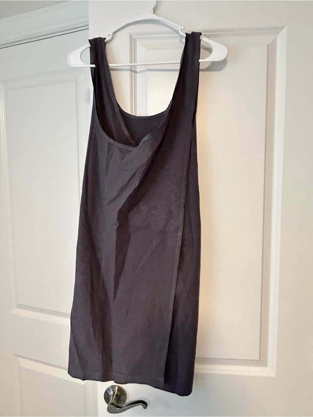 Simple Black Sleeveless Tank Dress